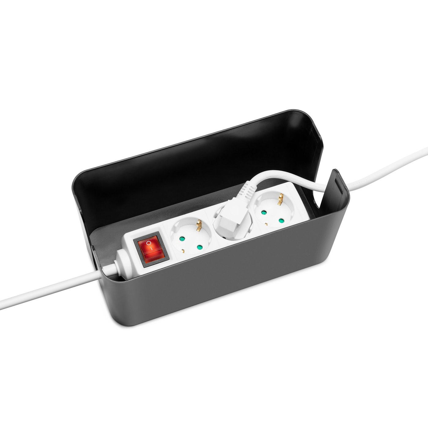 Luxorparts Kabelskjuler Mini Svart