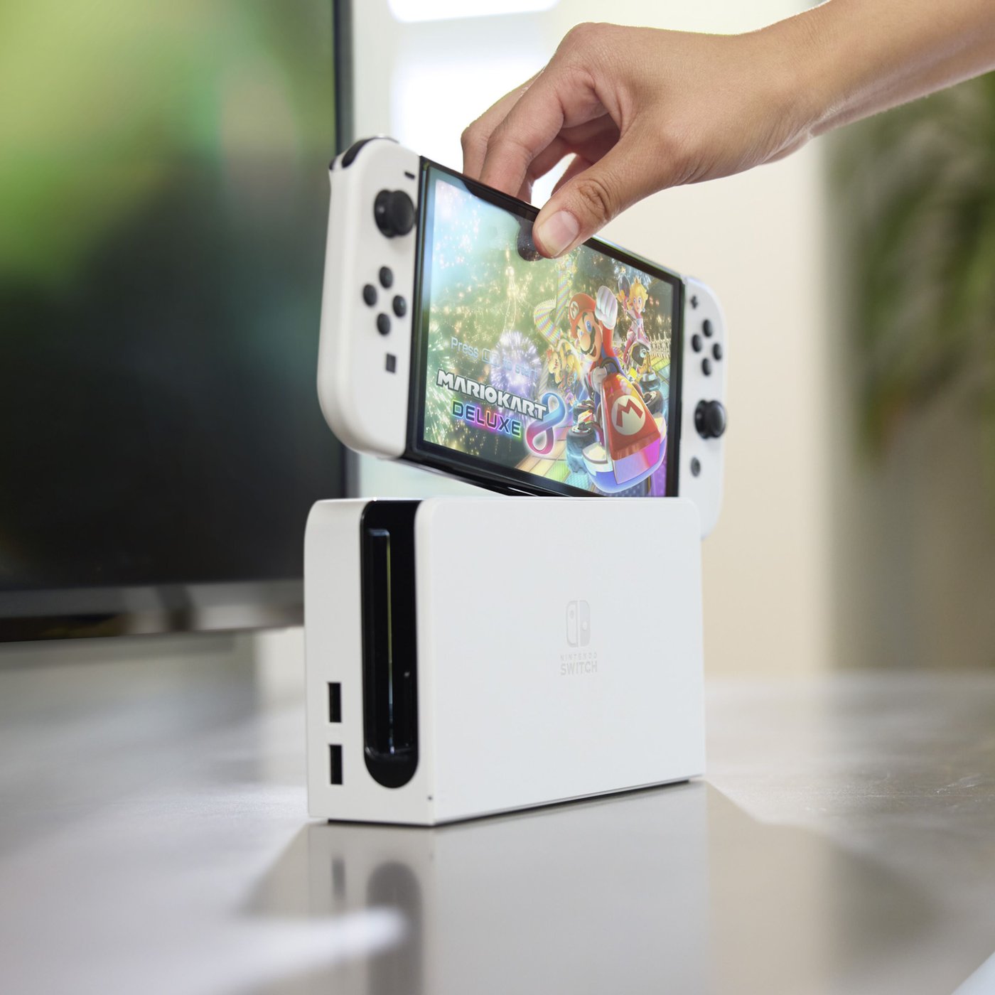 Nintendo Switch (OLED) Spelkonsol 7” Röd/Blå