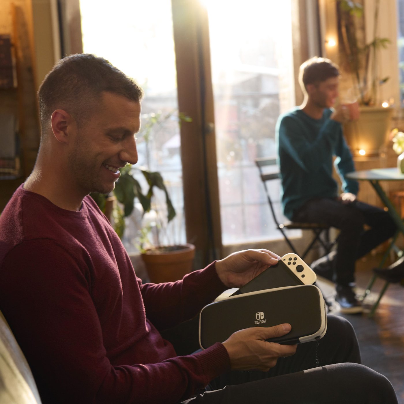 Nintendo Switch (OLED) Spelkonsol 7” Röd/Blå