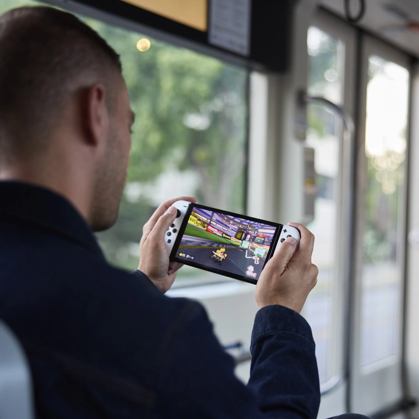 Nintendo Switch (OLED) Spelkonsol 7” Röd/Blå