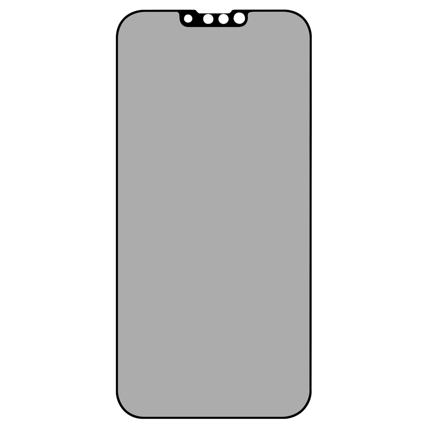 Linocell Elite Extreme Privacy Glass Skjermbeskytter for iPhone 13 Pro Max og 14 Plus