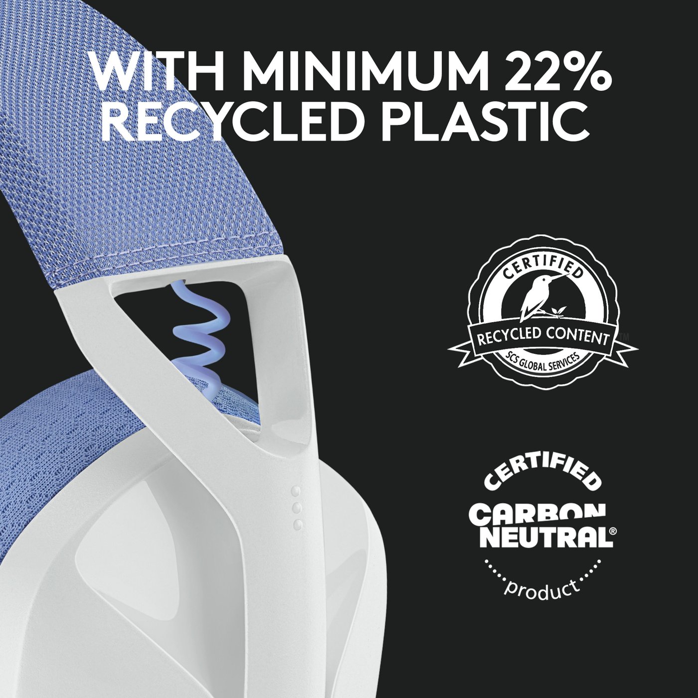 Logitech G 435 Lightspeed Trådlöst gaming-headset Off-white & Lila