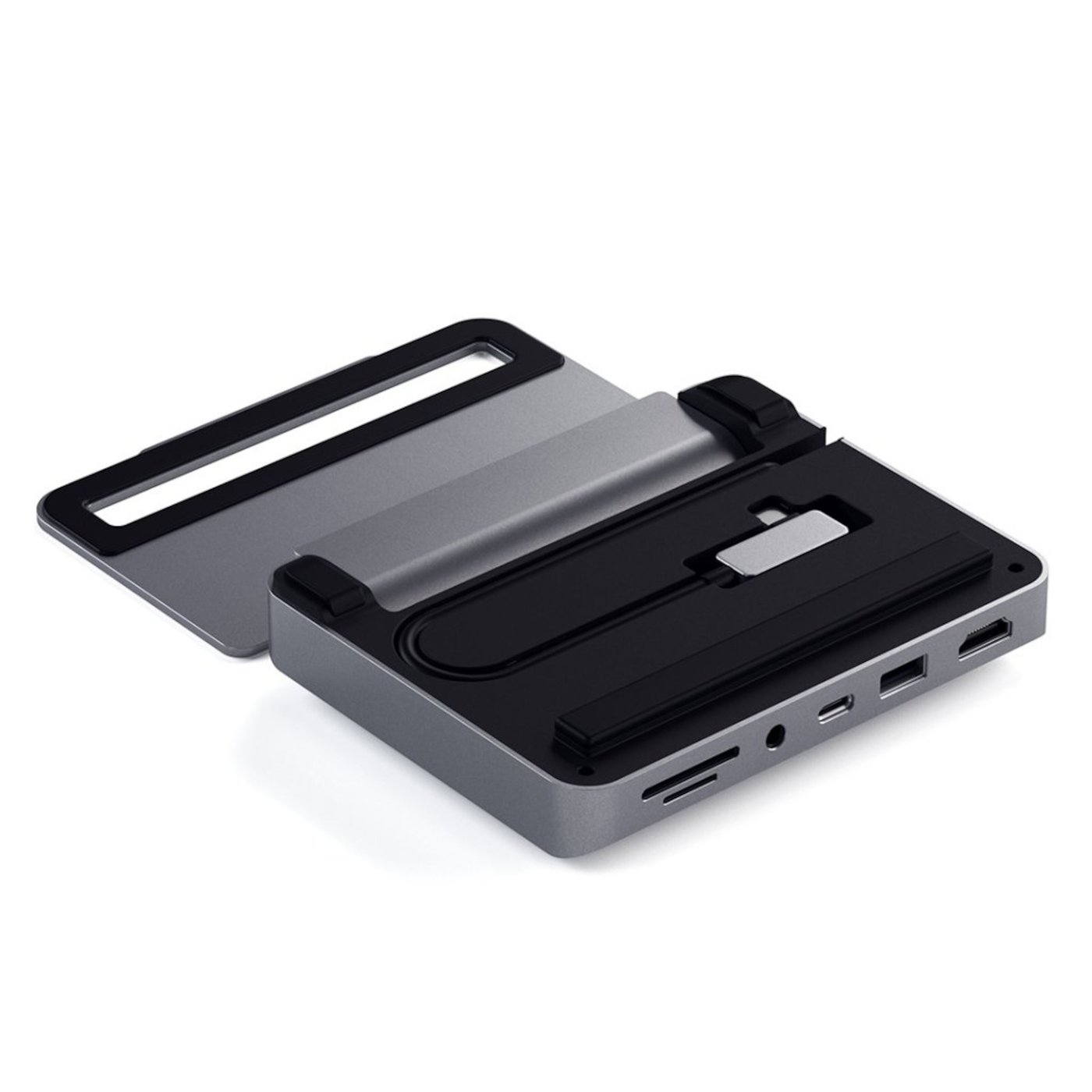 Satechi Aluminum Stand Hub for iPad Pro (2018 og nyere)