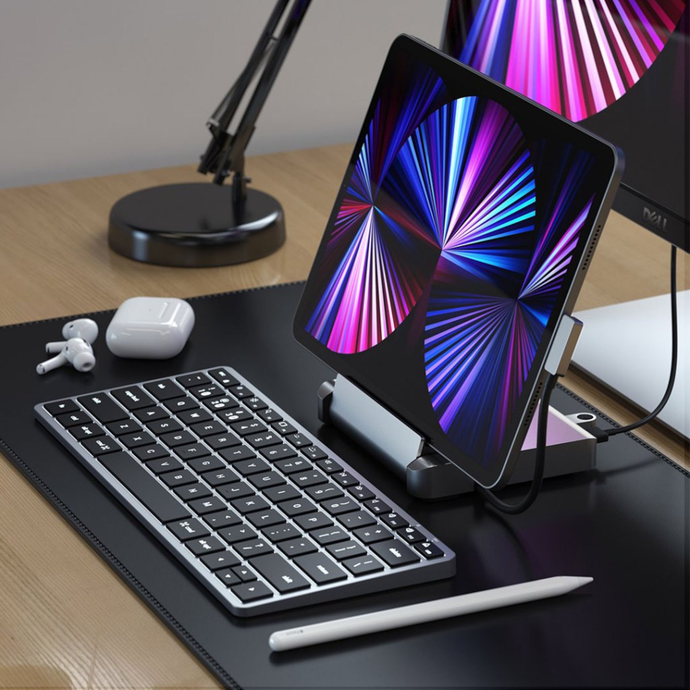 Satechi Aluminum Stand Hub for iPad Pro (2018 og nyere)