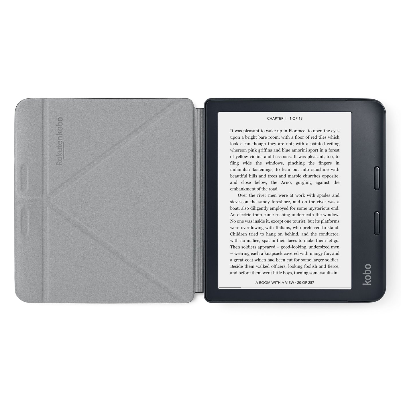 Kobo Libra 2 Sleepcover Fodral Skifferblå