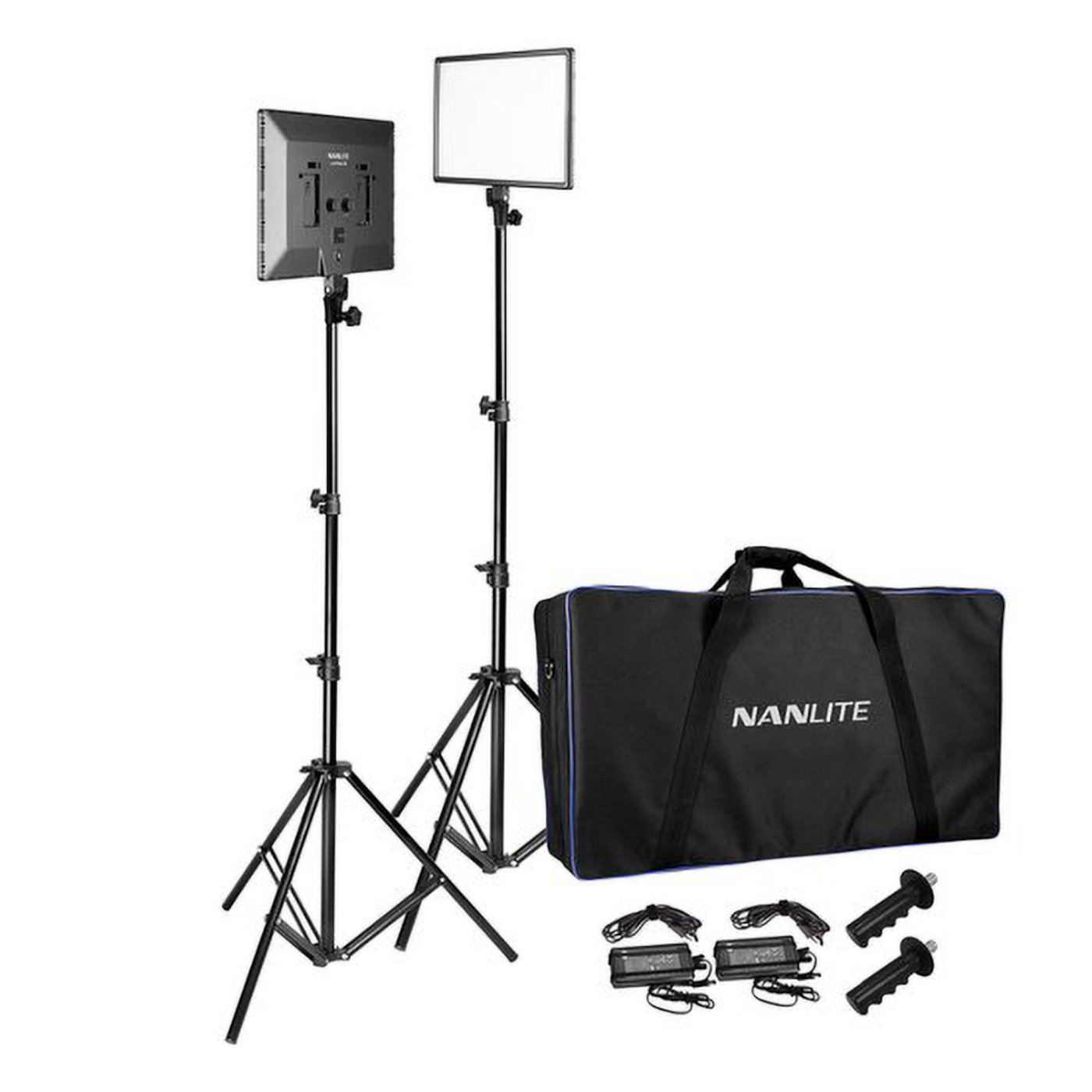 Nanlite LumiPad 25 LED-paneler med stativ 2-pack