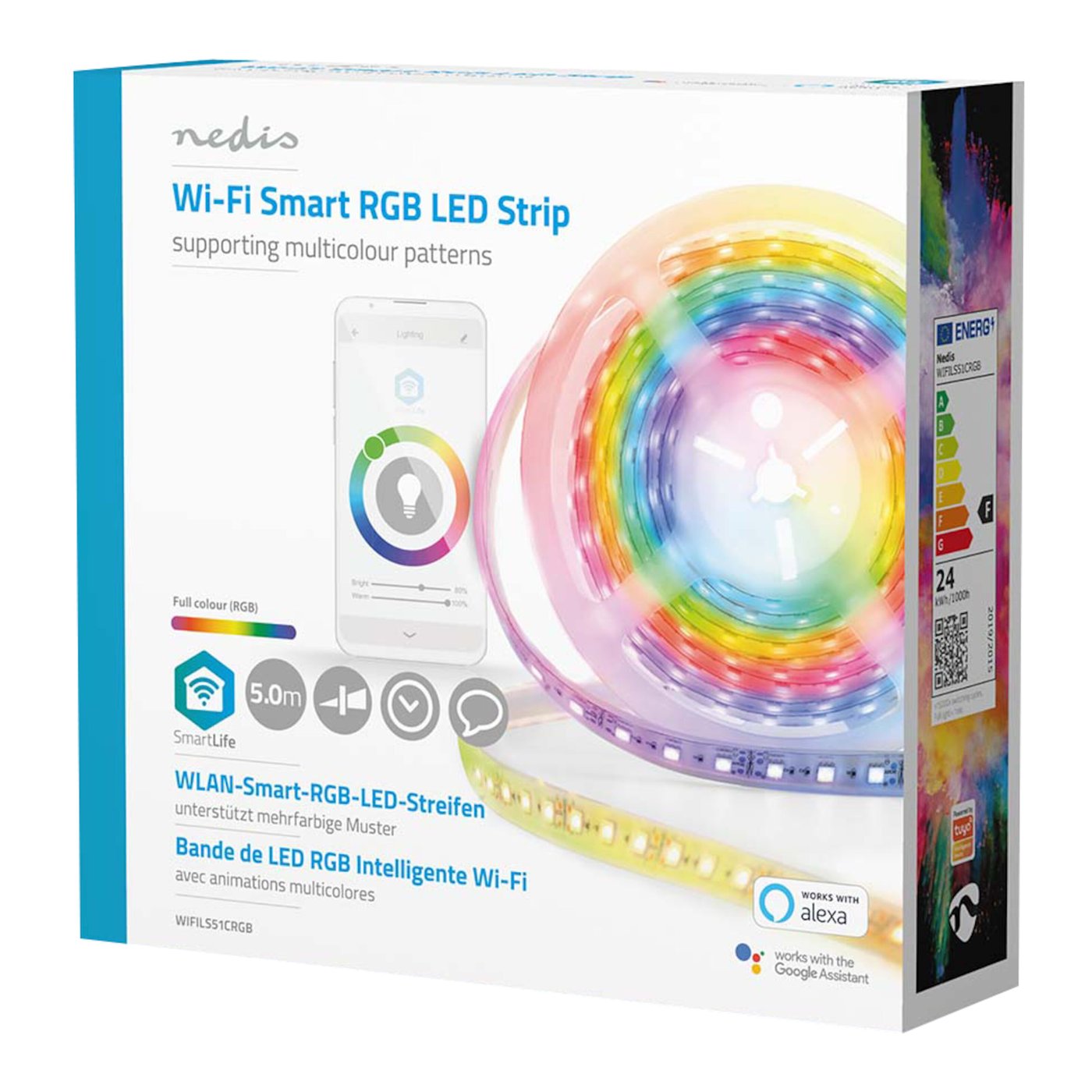 Nedis Smart LED-List Multicolor 5 m