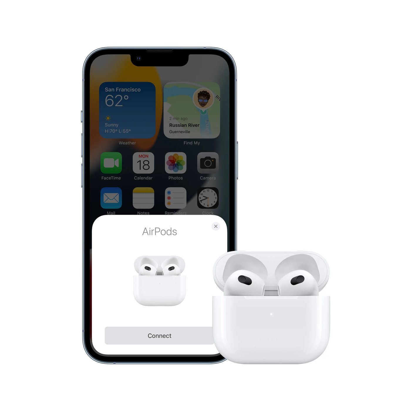 Apple AirPods (3rd gen.) med Magsafe-laddningsetui