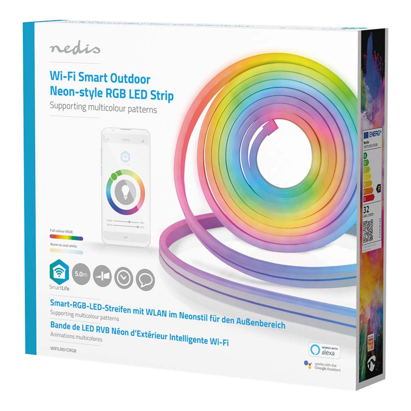 Nedis Smart Neon-list 5 m