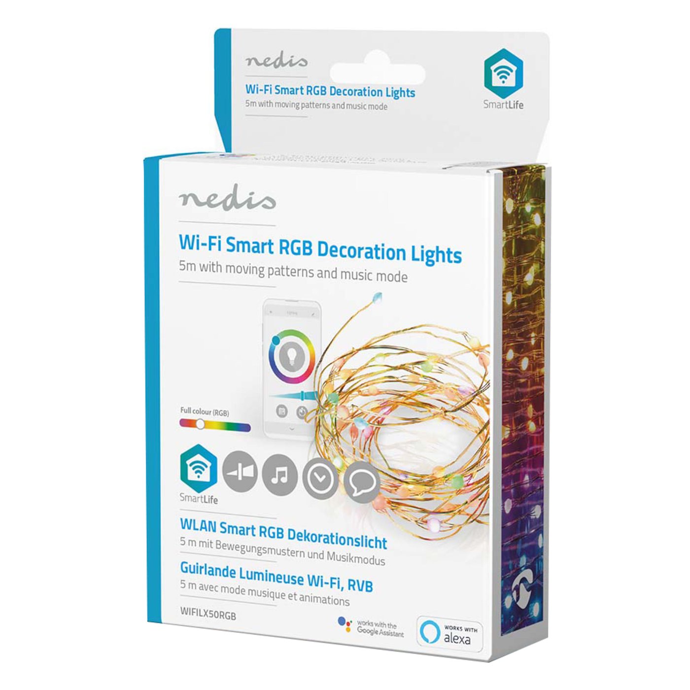 Nedis Smart Festbelysning 5 m