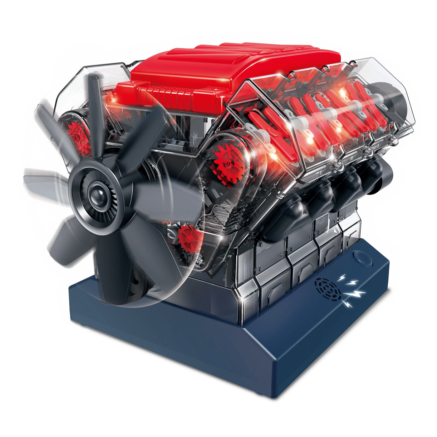 Playknowlogy V8-motor - byggesett