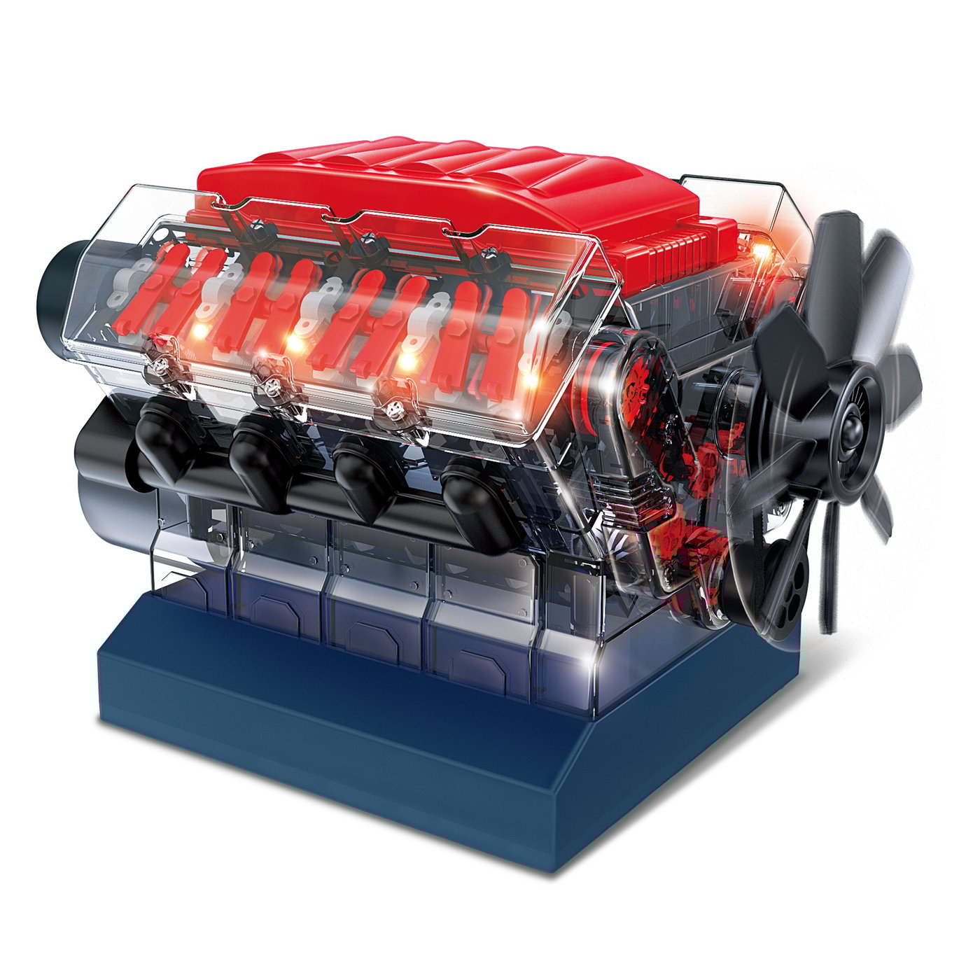 Playknowlogy V8-motor Byggsats