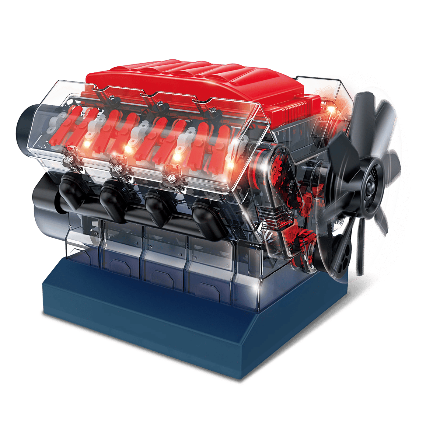 Playknowlogy V8-motor - byggesett