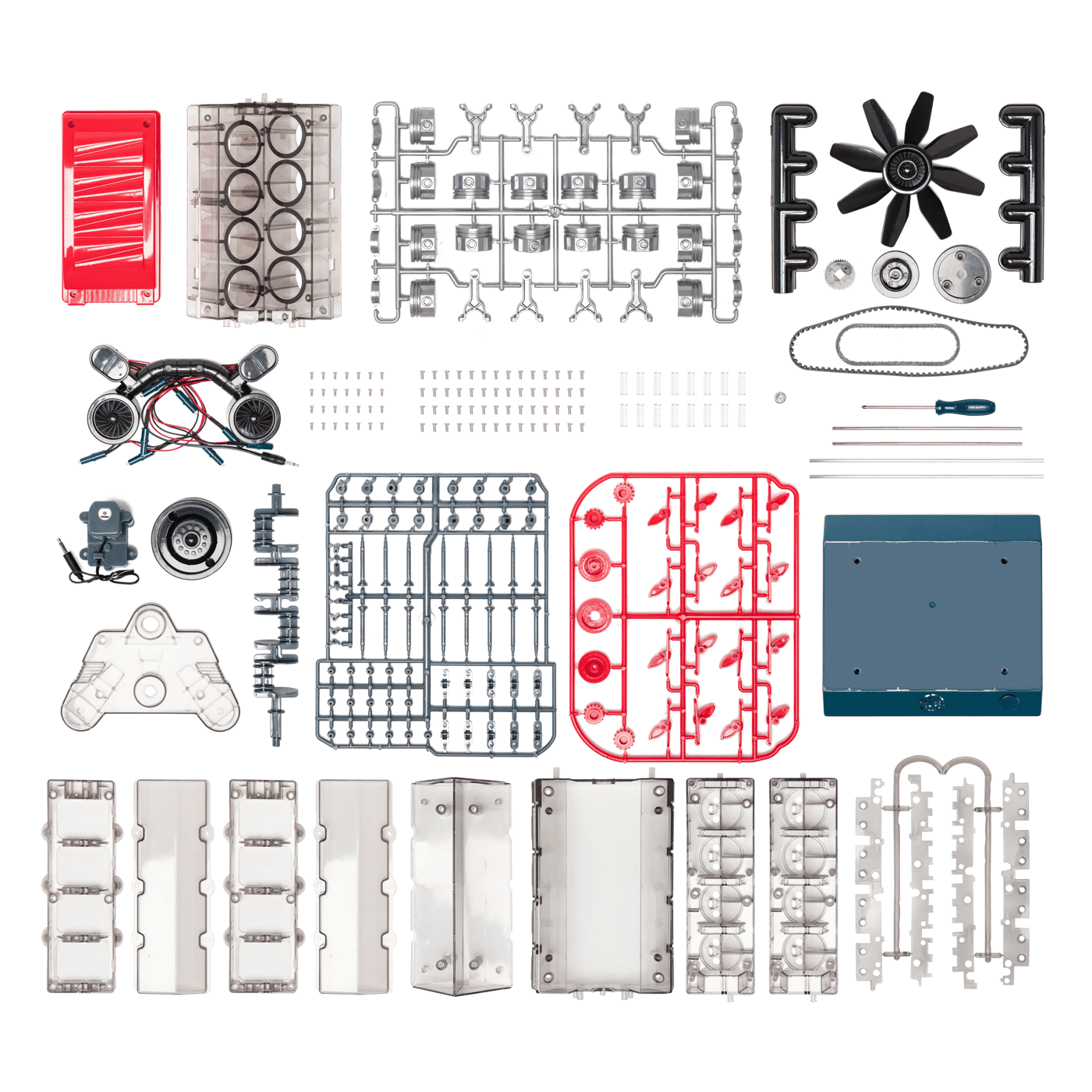 Playknowlogy V8-motor - byggesett