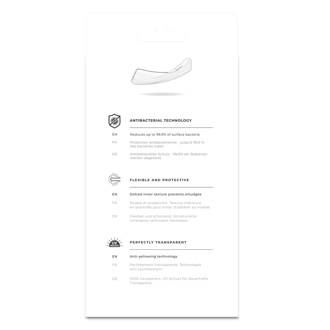 Transparent deksel for Galaxy A22 4G