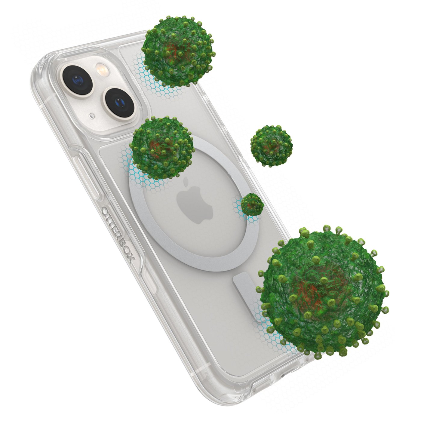 Otterbox Symmetry Plus Robust deksel for iPhone 13 Mini Gjennomsiktig