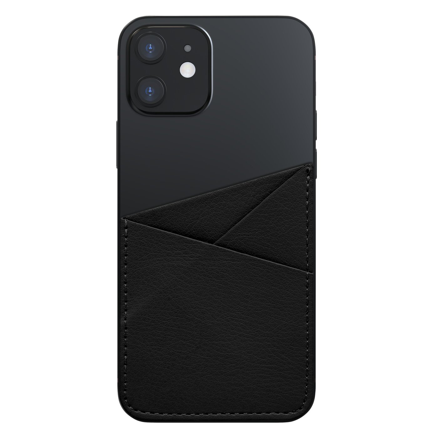 Linocell Självhäftande korthållare Svart