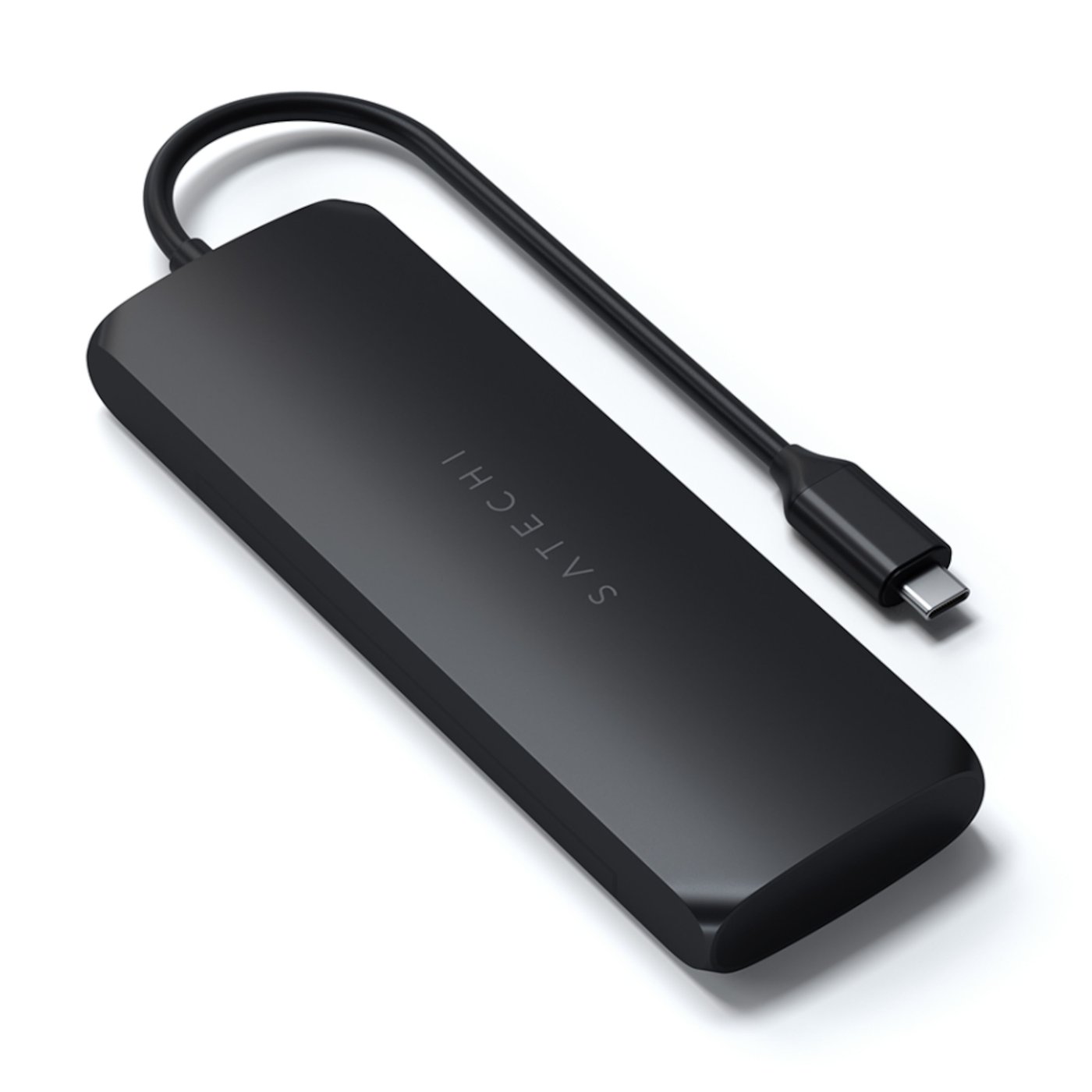 Satechi USB-C-multiadapter med SSD-plass Svart