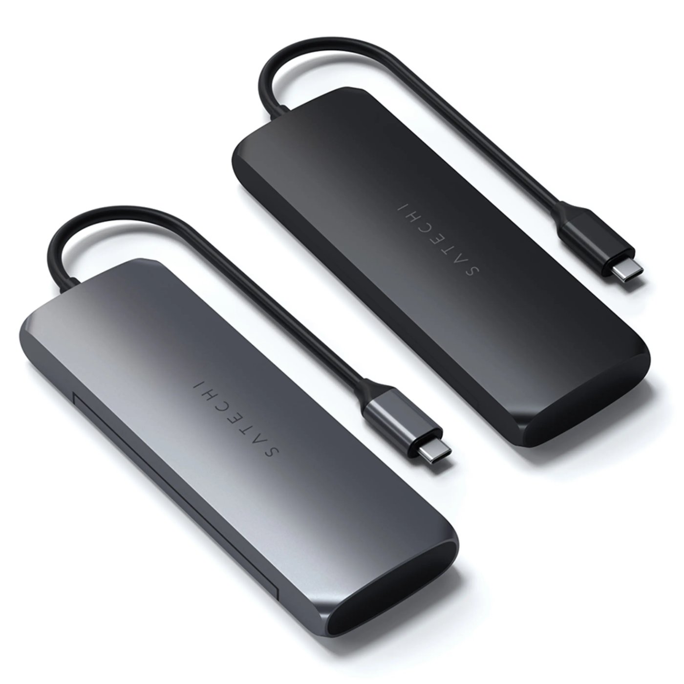 Satechi USB-C Multiadapter med SSD-plats Svart