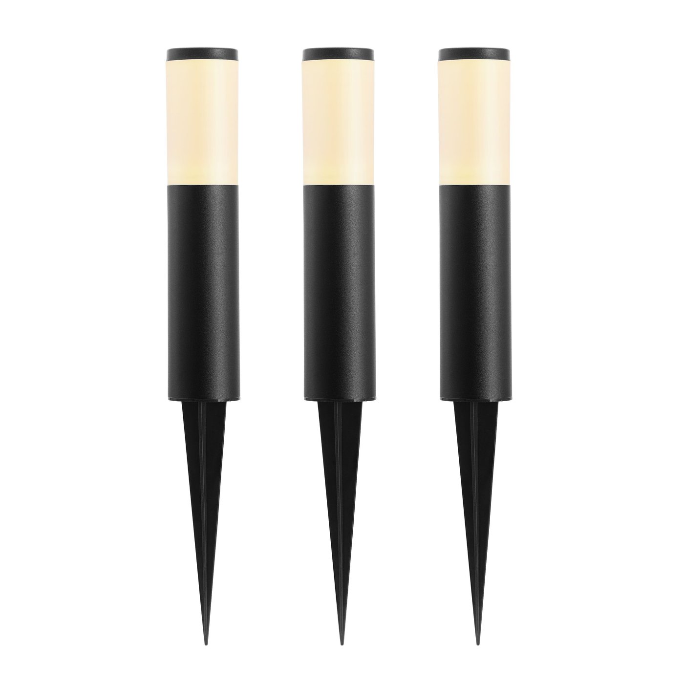 Luxorparts 245 Solcelledrevet pullert 3-pk.