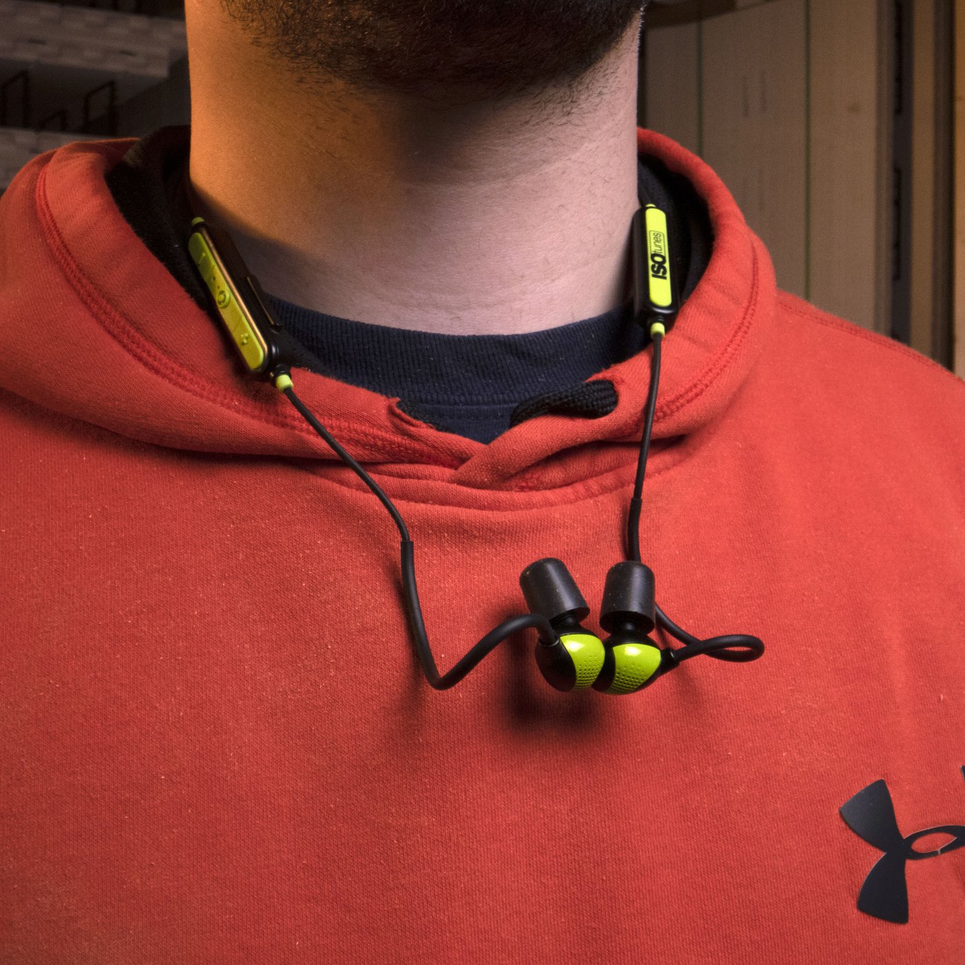 Isotunes Pro Aware EN352 Hørselvern med Bluetooth - Grønn