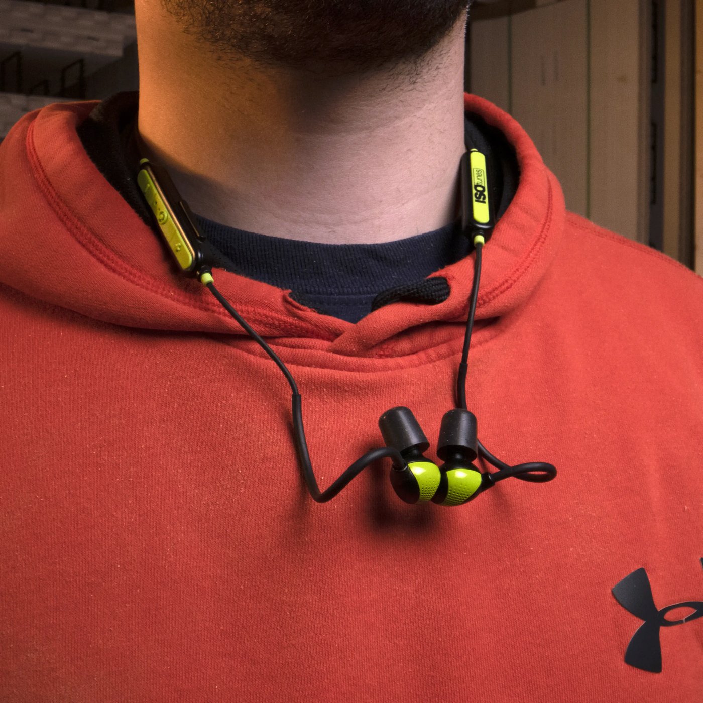 Isotunes Pro Aware EN352 Hörselskydd med Bluetooth Grön
