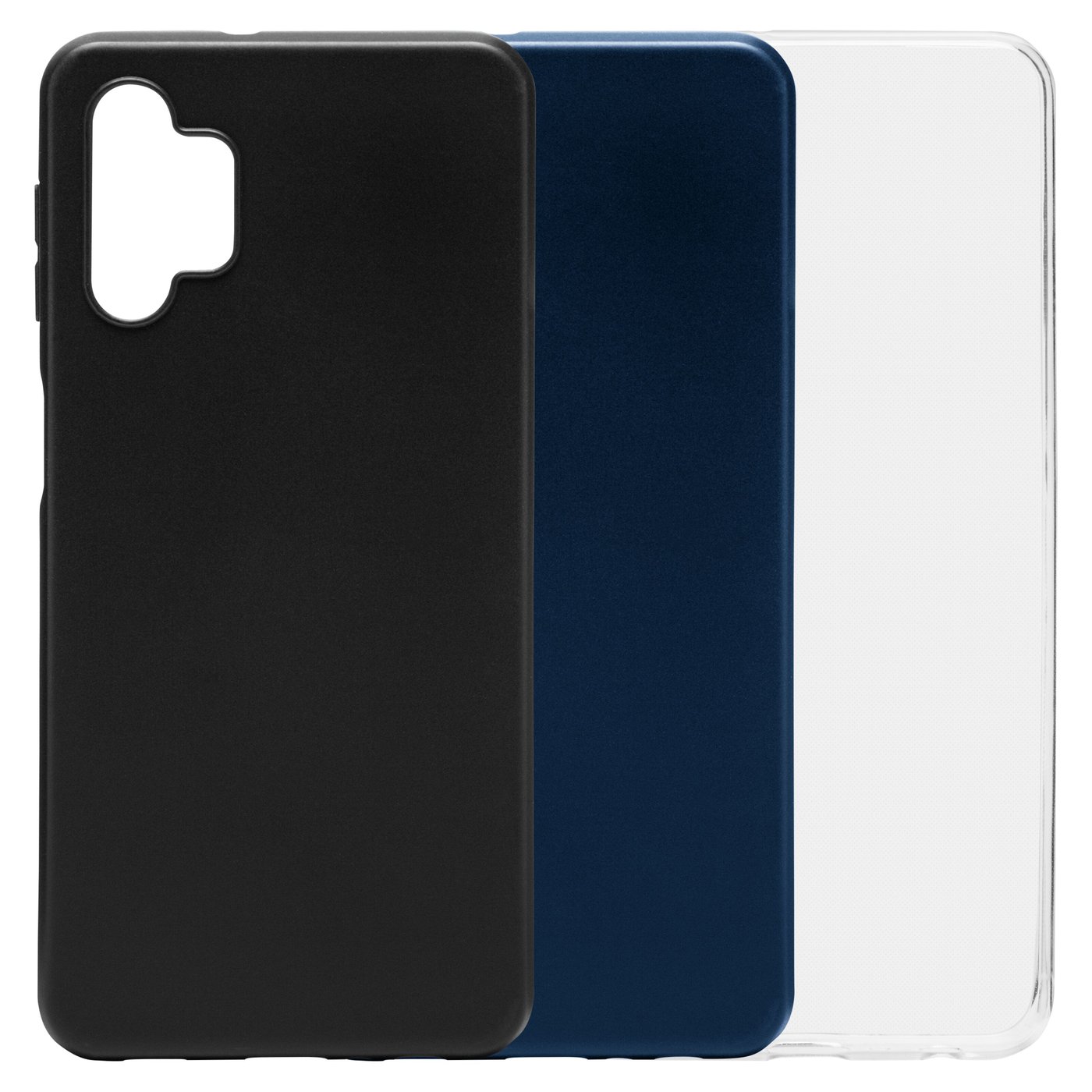 Linocell Second skin Mobilskal för Galaxy A32 5G Blå