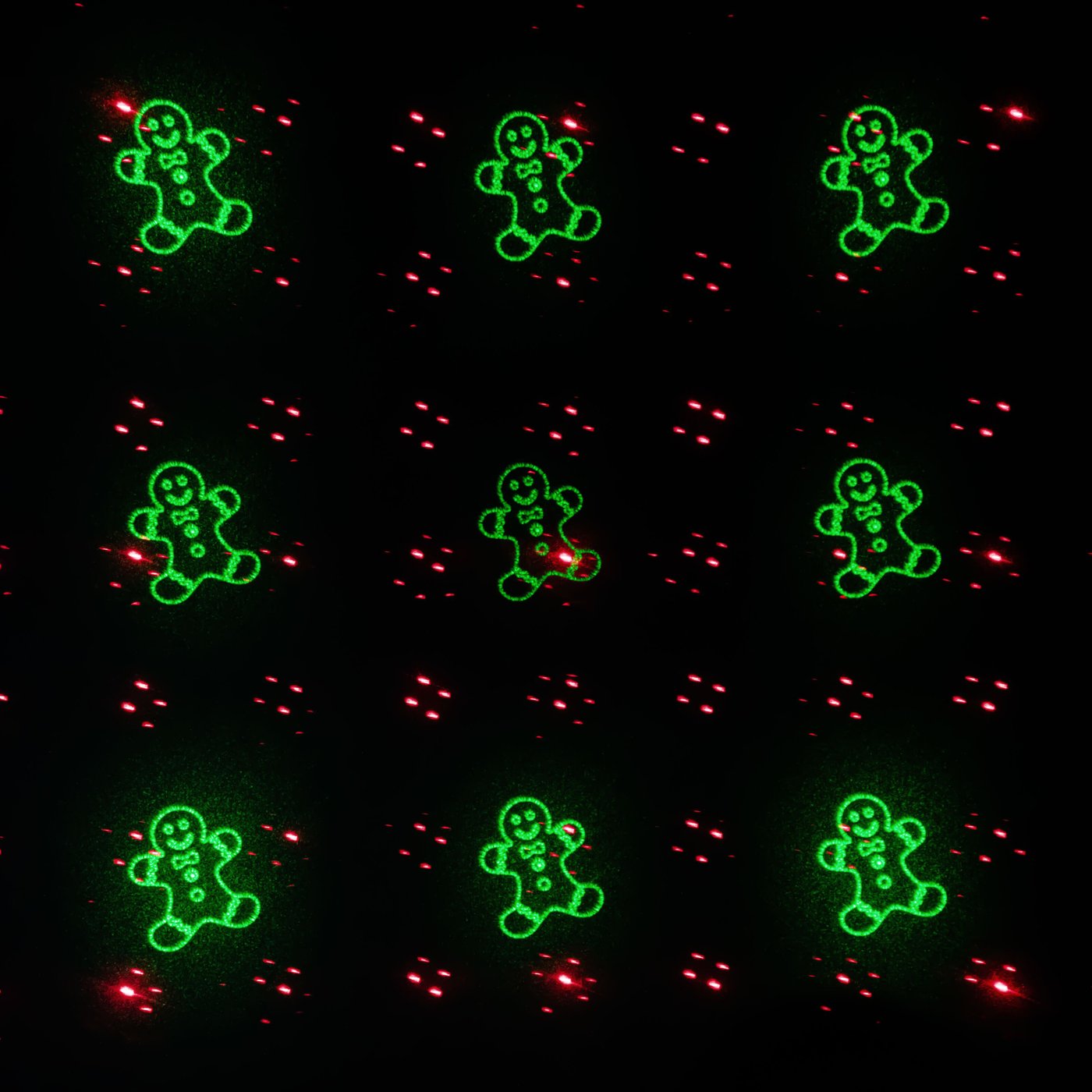 Luxorparts Laserprojektor Julmönster