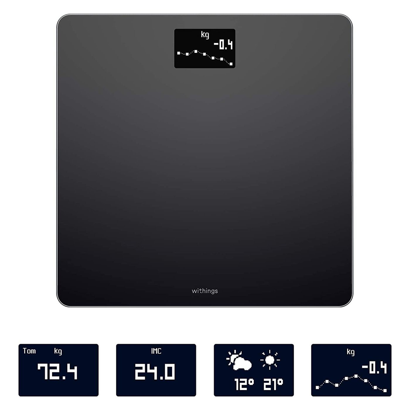 Withings Body Personvåg med wifi Svart