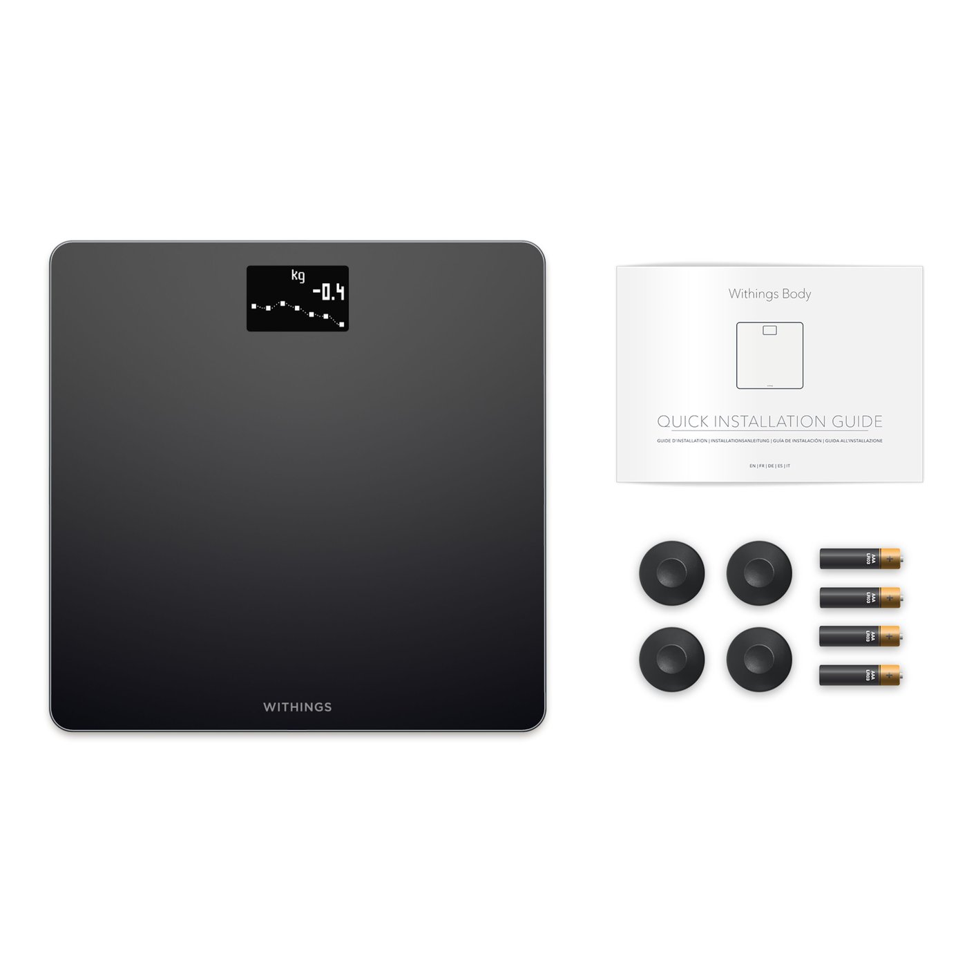 Withings Body Personvåg med wifi Svart