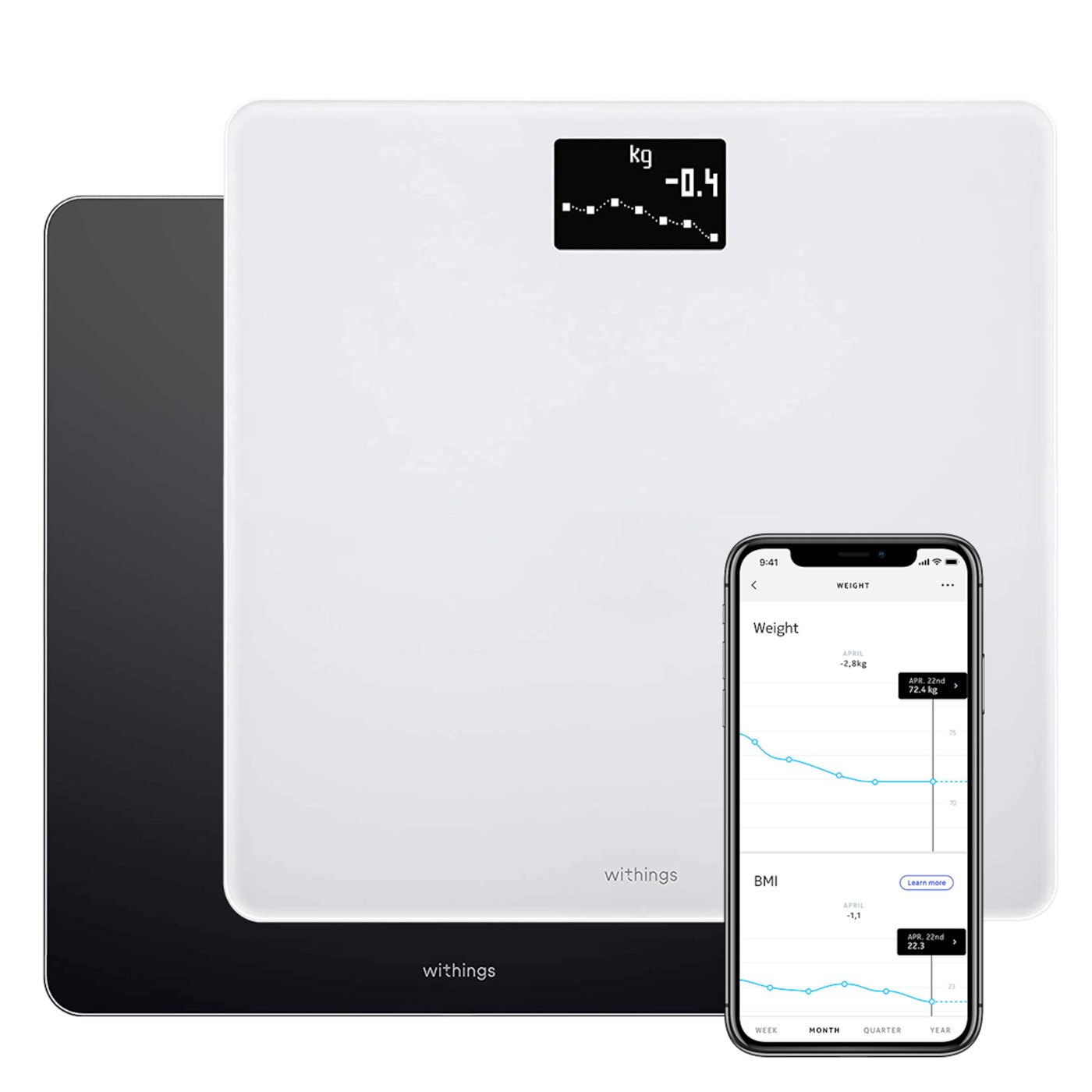 Withings Body Personvåg med wifi Vit