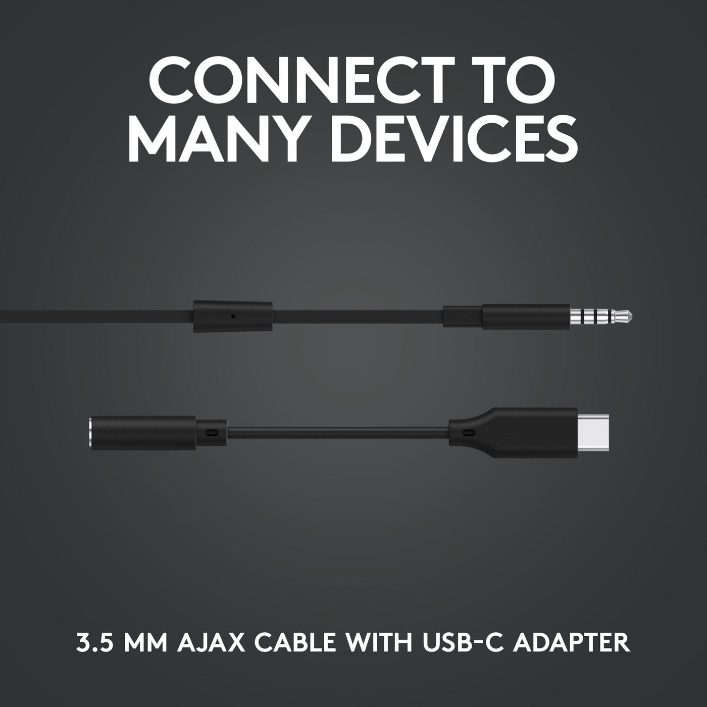 Logitech G 333 In-ear-gaminghodetelefoner Svart