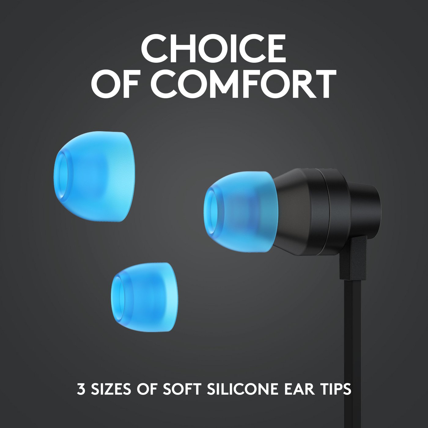 Logitech G 333 In-ear-gaminghodetelefoner Svart