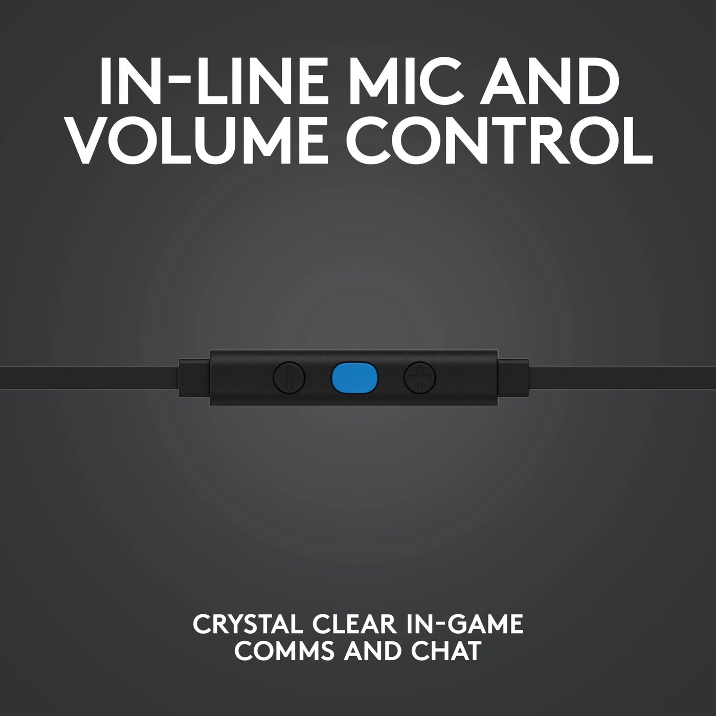 Logitech G 333 In-ear-gaminghodetelefoner Svart
