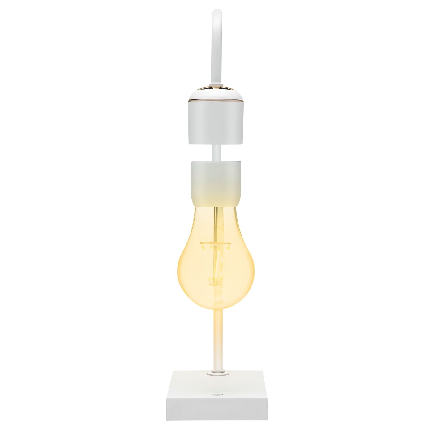 Cleverio Leviterande bordslampa Vit