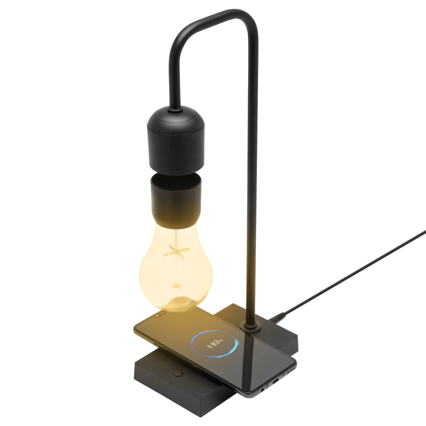 Cleverio Leviterande bordslampa Svart
