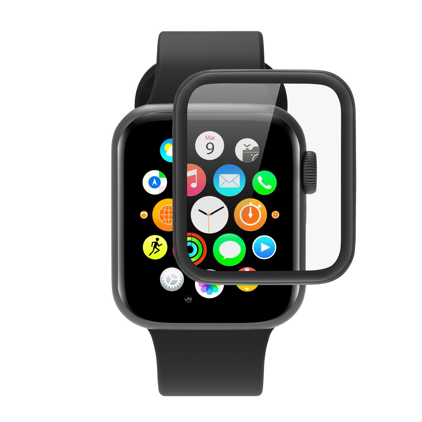 Linocell Elite Extreme Curved Skjermbeskytter for Apple Watch Series 5, 6 og SE 40 mm