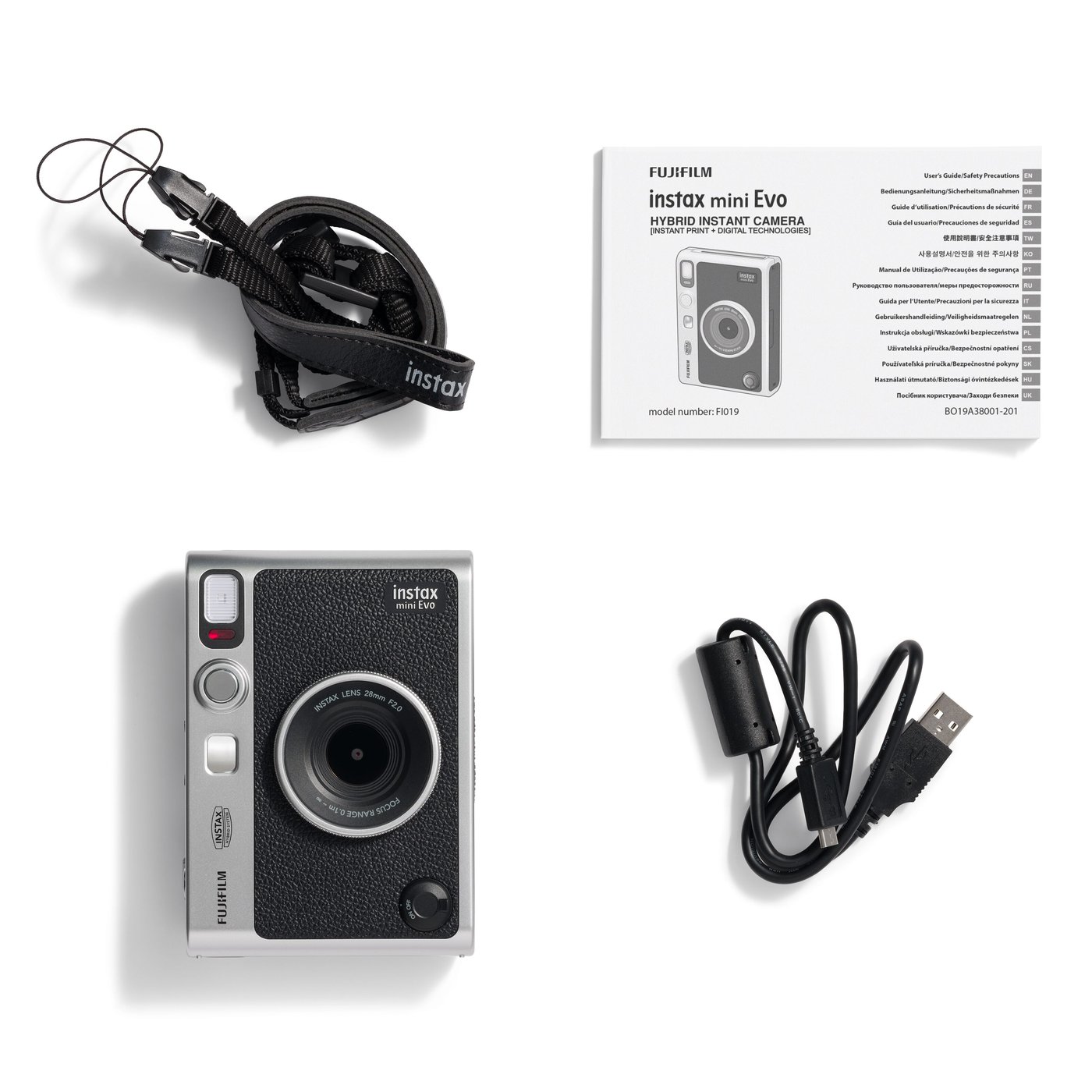 Fujifilm Instax Mini Evo Svart