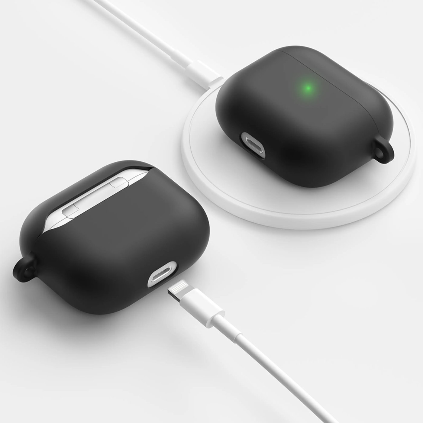 HybridShell Airpods Series 3-etui (2021) Svart