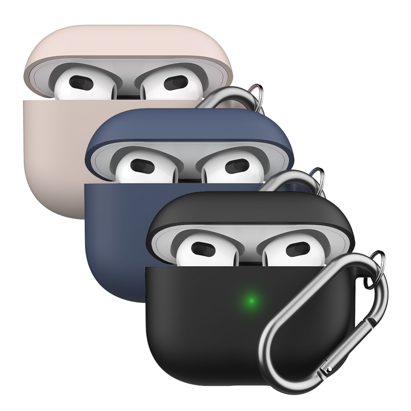 HybridShell AirPods Series 3-fodral (2021) Blå