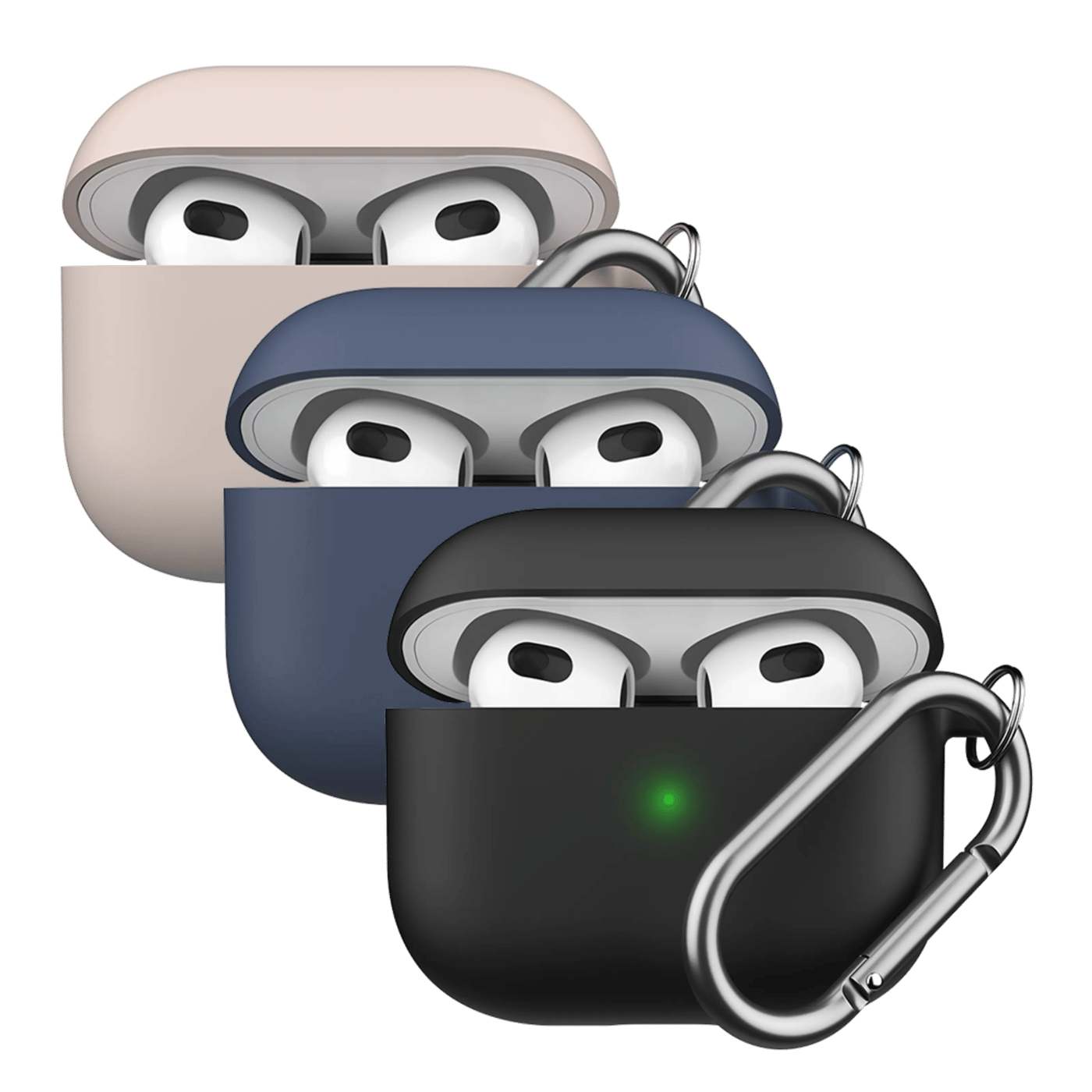 HybridShell AirPods Series 3-fodral (2021) Blå