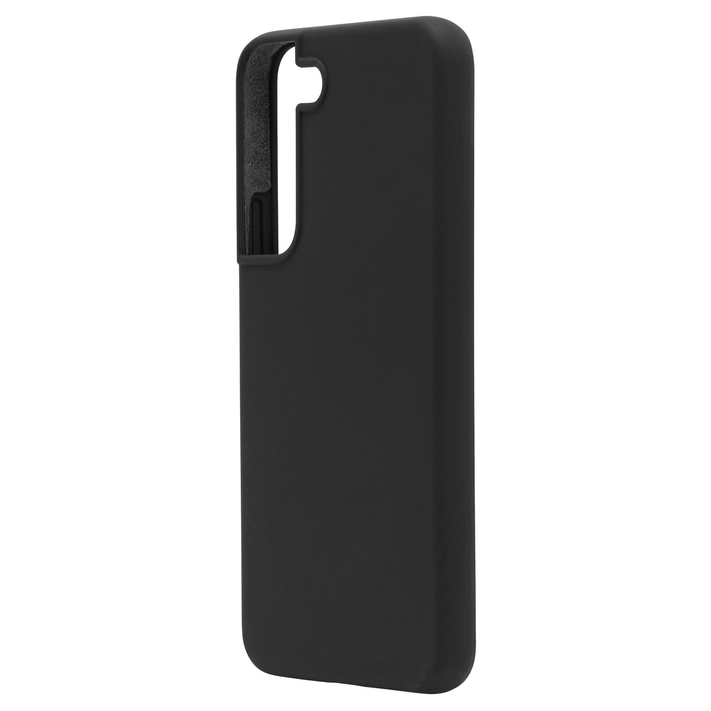 Linocell Rubber Case för Galaxy S22 Svart