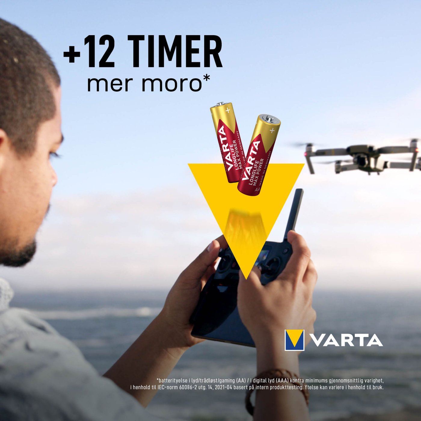 Varta Longlife Max Power AA-batterier 4-pk.