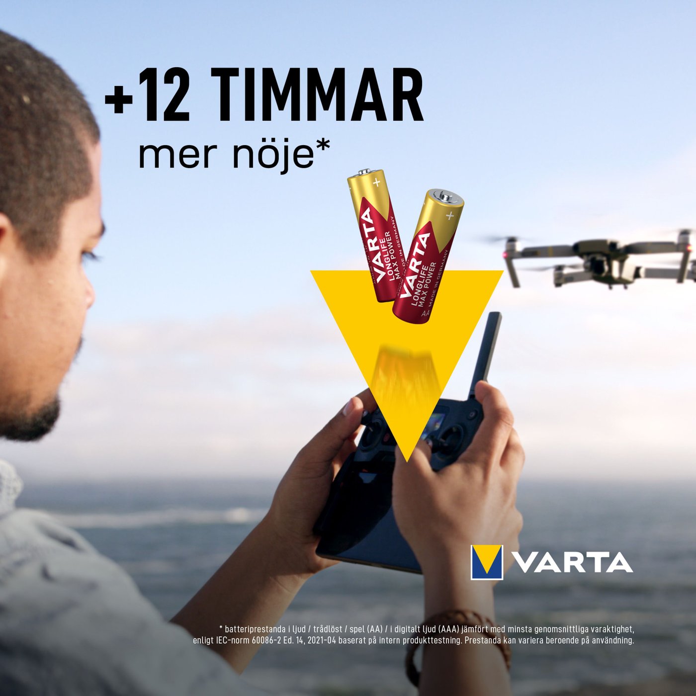 Varta Longlife Max Power AA-batterier 4-pack