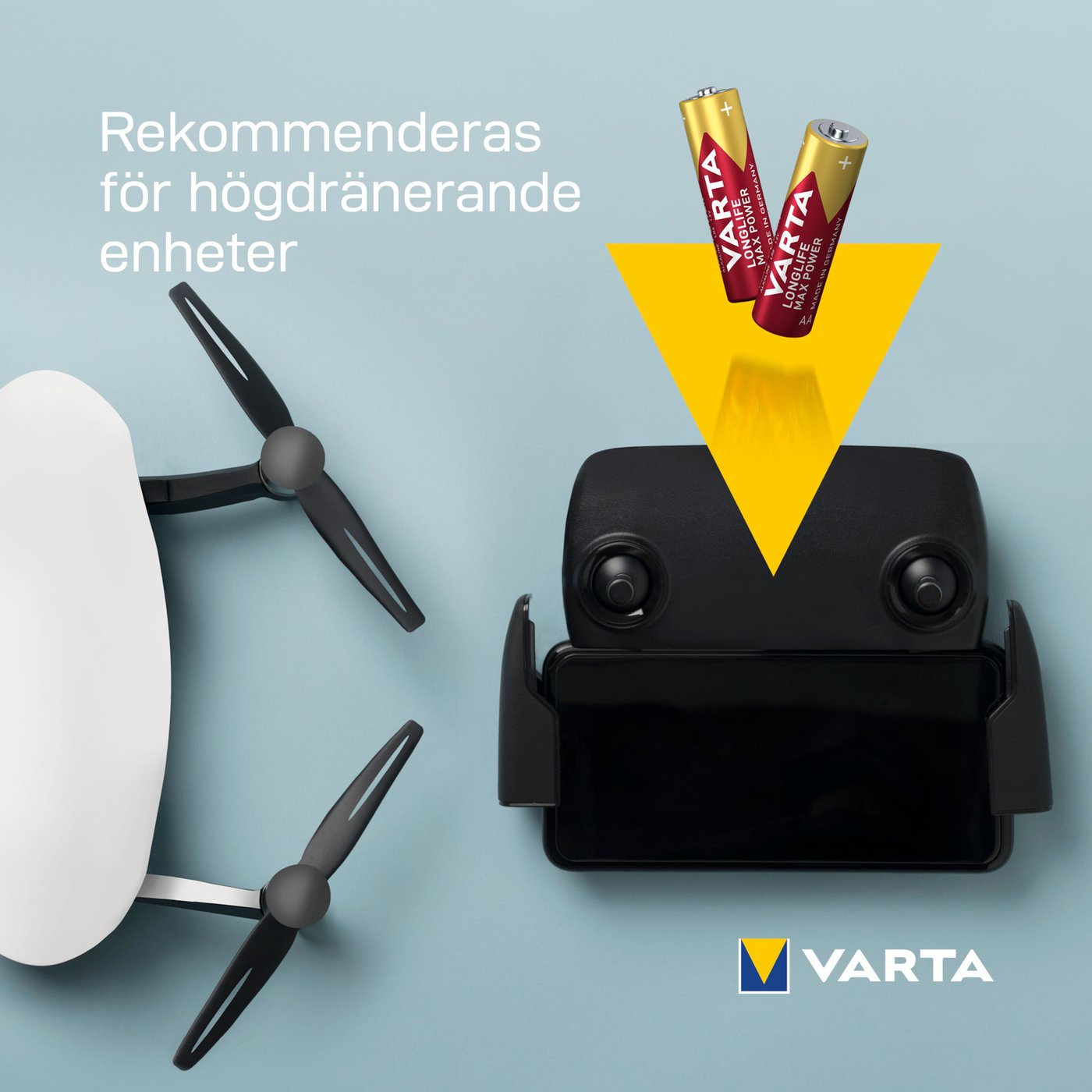 Varta Longlife Max Power AA-batterier 8-pack