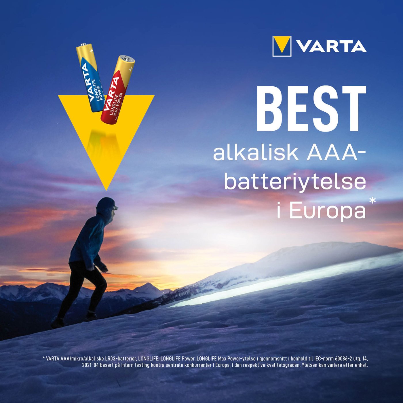 Varta Longlife Max Power AAA-batterier 8-pk.