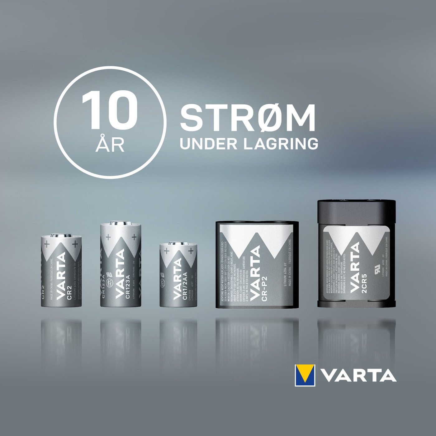 Varta Litiumbatteri CR123A 1-pk.