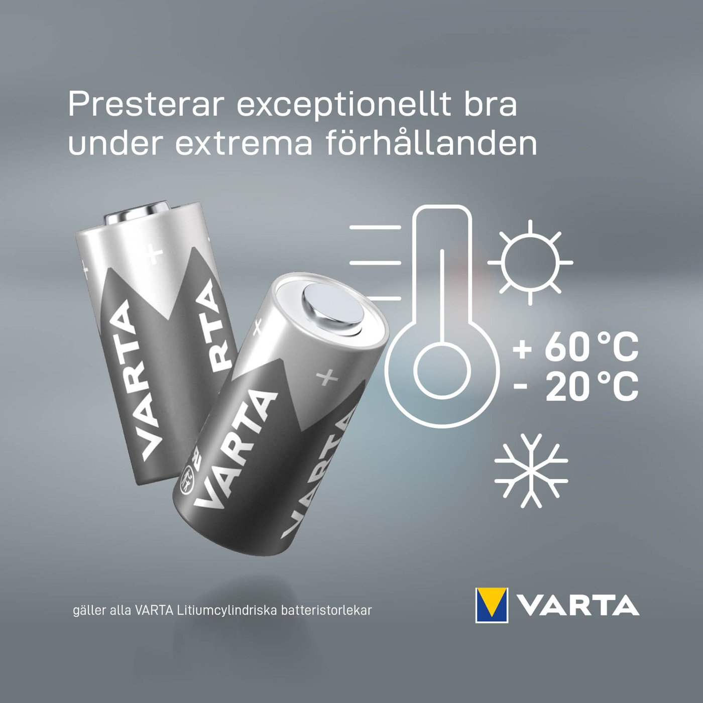 Varta Litiumbatteri CR123A 2-pack