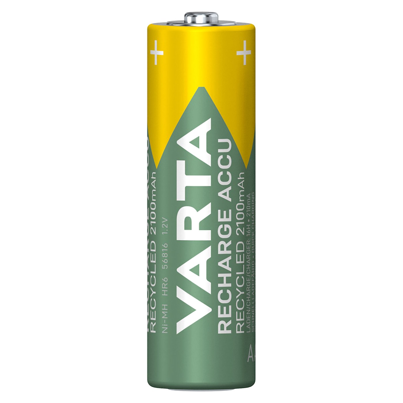 Varta Recharge Recycled AA-batterier 2100 mAh 4-pk.
