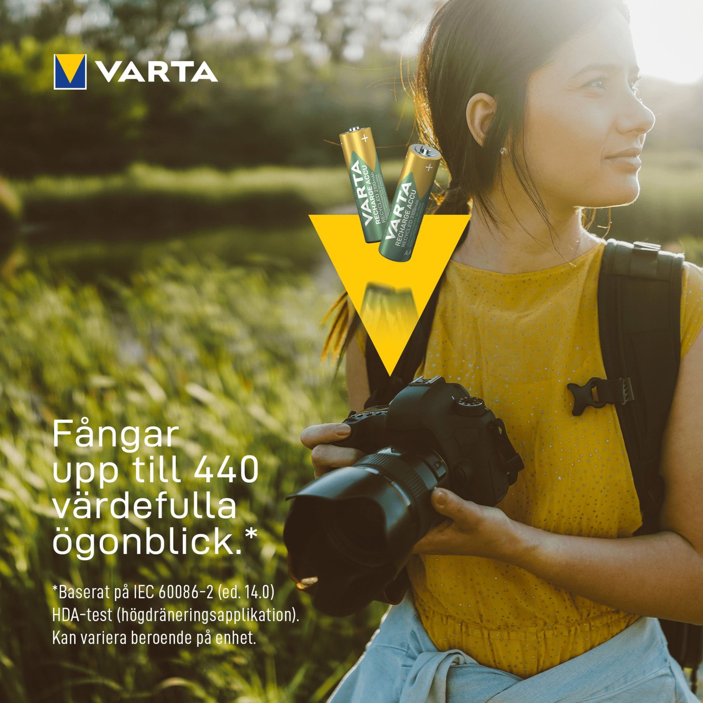 Varta Recharge Recycled AA-batterier 2100 mAh 4-pack
